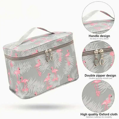 Handheld Makeup Storage Bag Waterproof Portable Multifunctional Travel Cosmetic Cleaning Organiser Jewellery Display Case - Girlz Girl