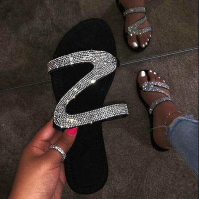 2021 Bling Bling Slides Women's Slippers for Summer Beach - Girlz Girl