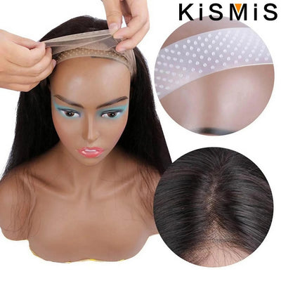 KISMIS 1PC Headband Adjustable Silicone Wig Band For Lace Frontal Wigs - Girlz Girl