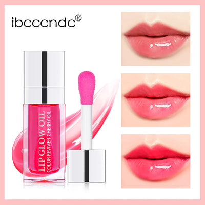 Crystal Jelly Moisturizing Lip Oil Plumping Lip Gloss Makeup Sexy Plump Lip Glow Oil Tinted Lip Plumper 6ml 1 Piece - Girlz Girl