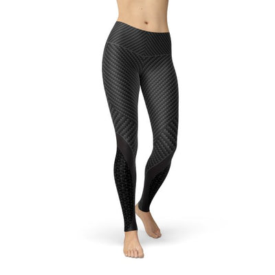 Womens Carbon Fiber Sports Leggings - Girlz Girl